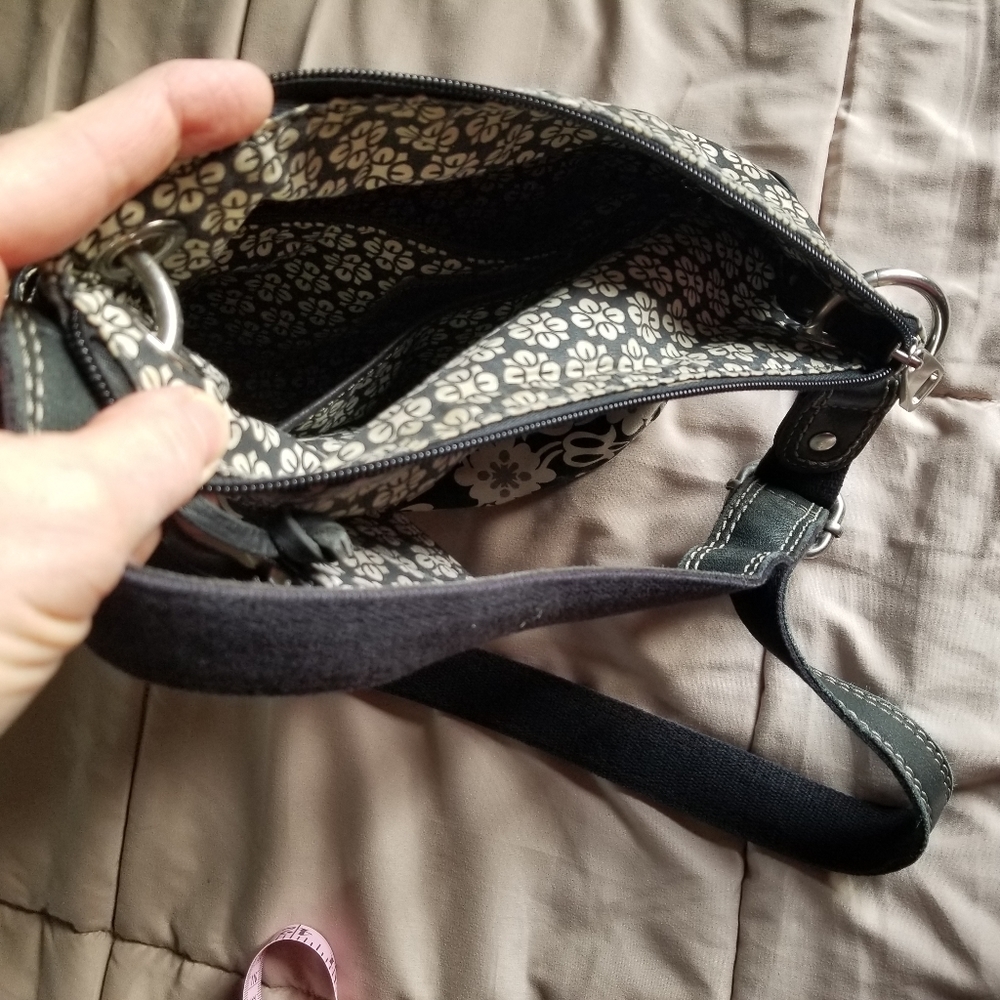 Fossil canvas shoulder bag - Picture 4 of 10